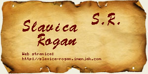 Slavica Rogan vizit kartica